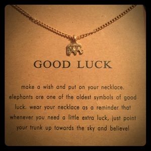 Elephant "Good Luck" Necklace🐘