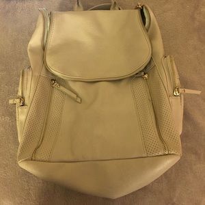 Light colored backpack