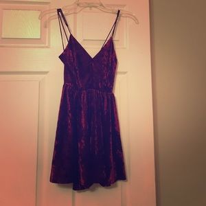 Urban Outfitters velvet romper. Silence and Noise.