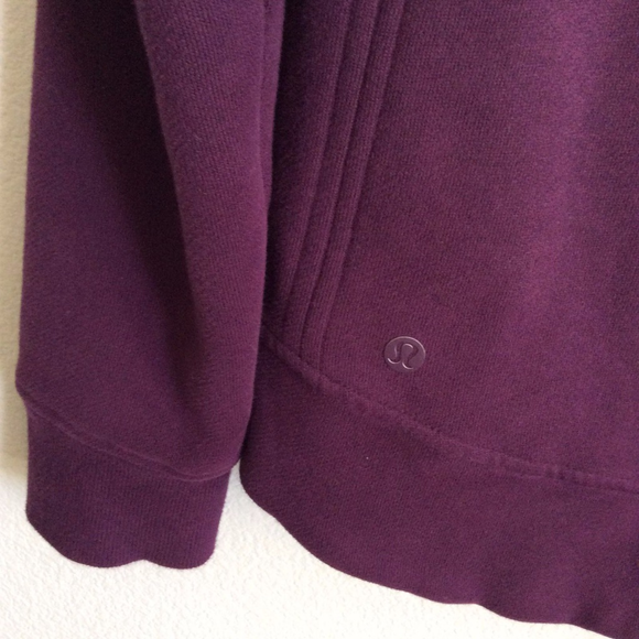 LULULEMON Purple Hooded Zip Down Jacket - Picture 5 of 8