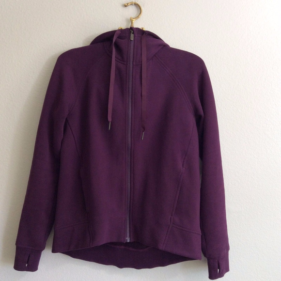 LULULEMON Purple Hooded Zip Down Jacket - Picture 8 of 8