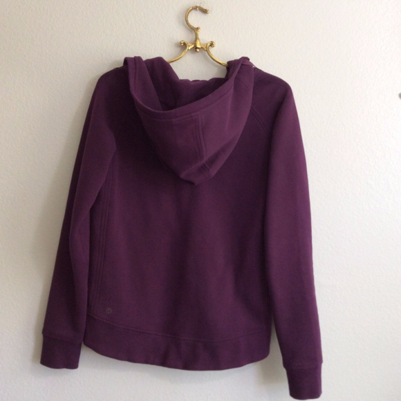 LULULEMON Purple Hooded Zip Down Jacket - Picture 4 of 8
