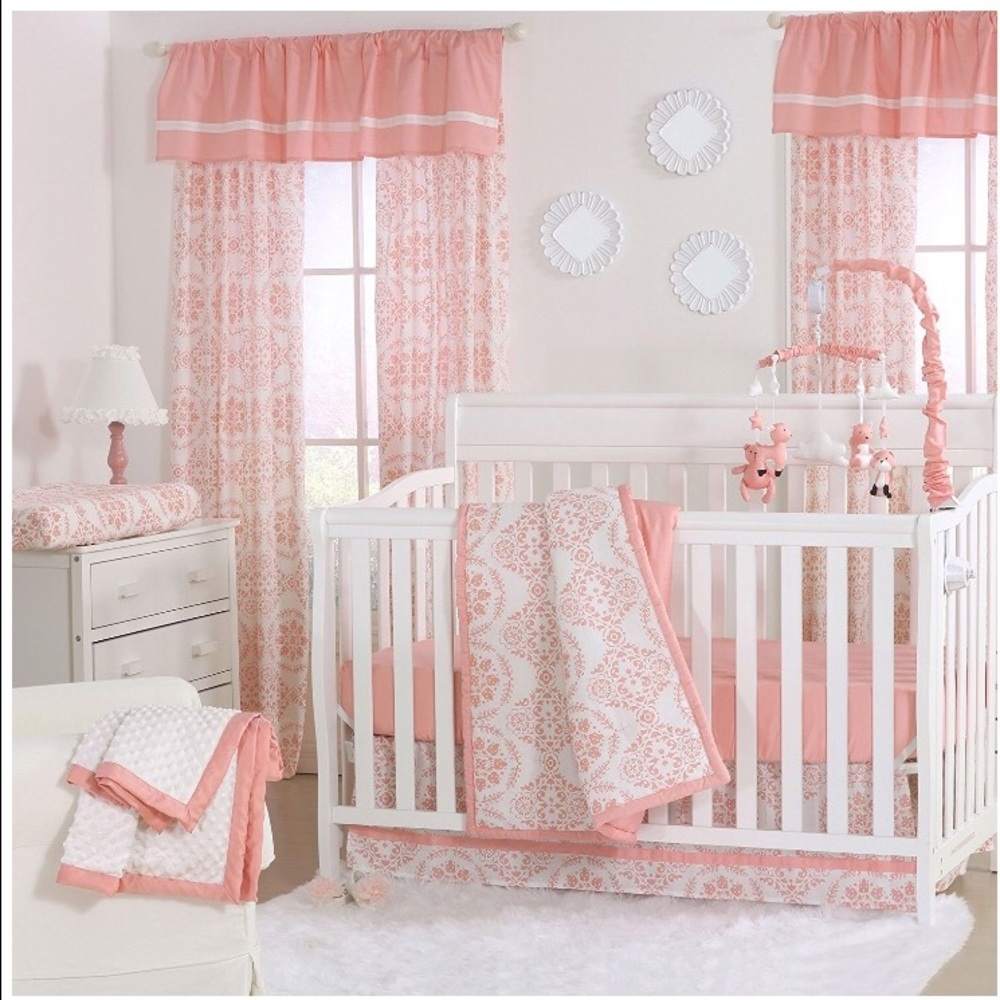 Brand new, unopened, baby girl Crib Bedding
