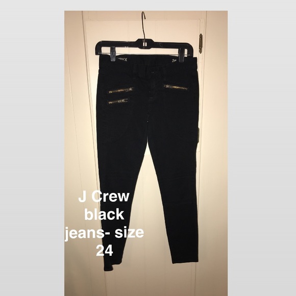Black J Crew Jeans - Picture 1 of 1