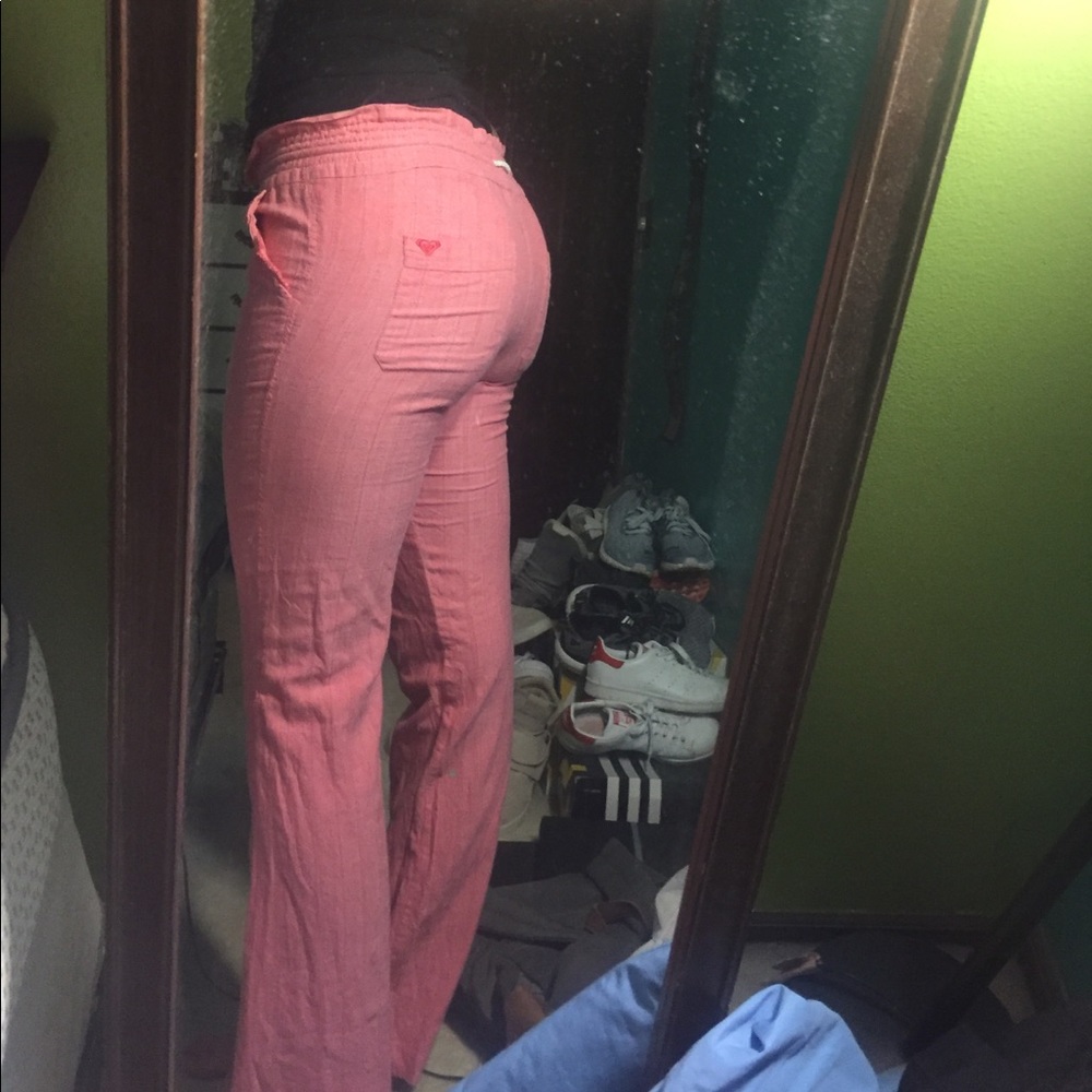 ⭐️MOVING SALE⭐️coral linen pants