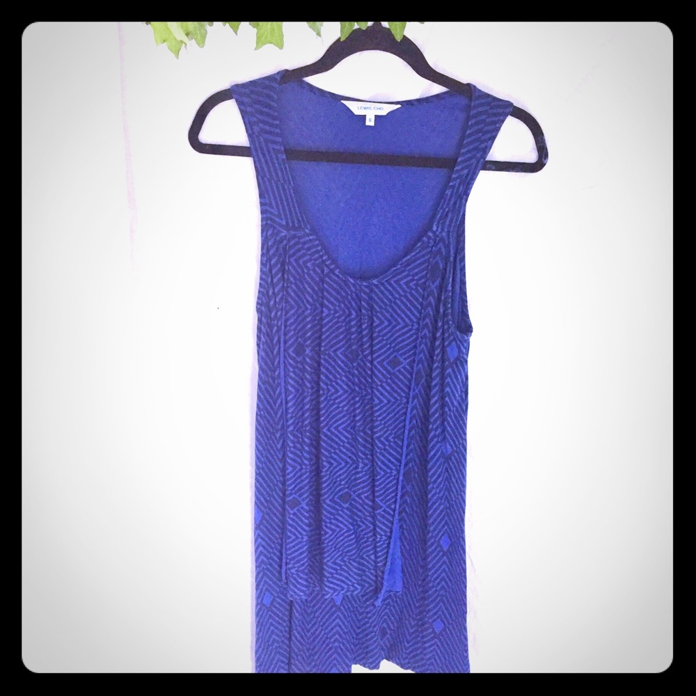 Anna Sui designer Lewis Cho lapis tank dress flowy