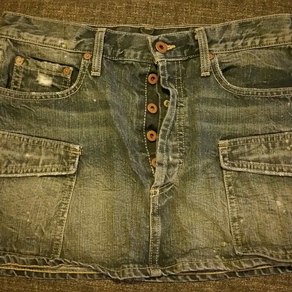 Chip and Pepper Jean Skirt