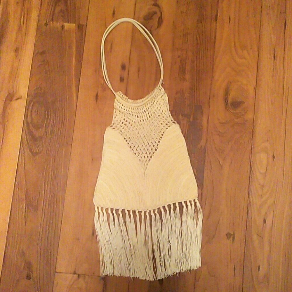 Armani Net and Tassel Hobo