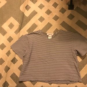 vintage striped crop!