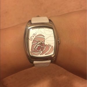 Woman's Fossil Watch Leather band