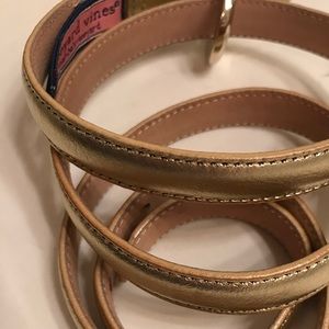 Gold Vineyard vines belt