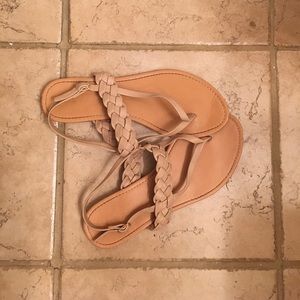 Barely worn braided sandals