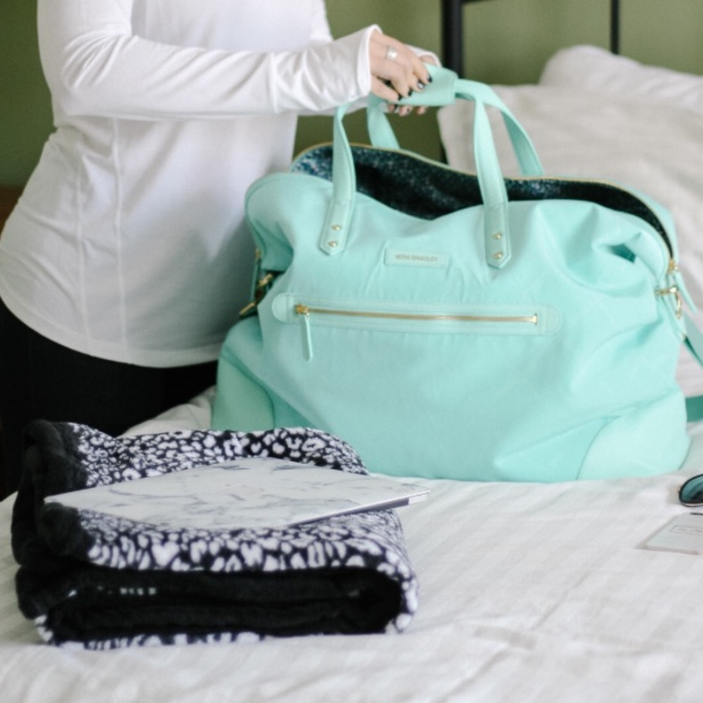 Vera Bradley Preppy Poly Travel Duffel Bag
