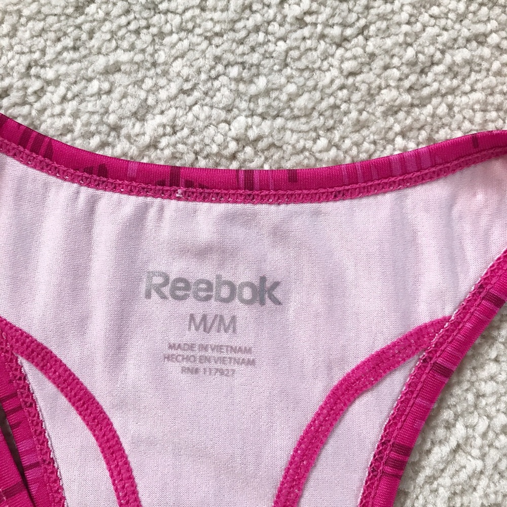 Pink workout Reebok top - Picture 5 of 5