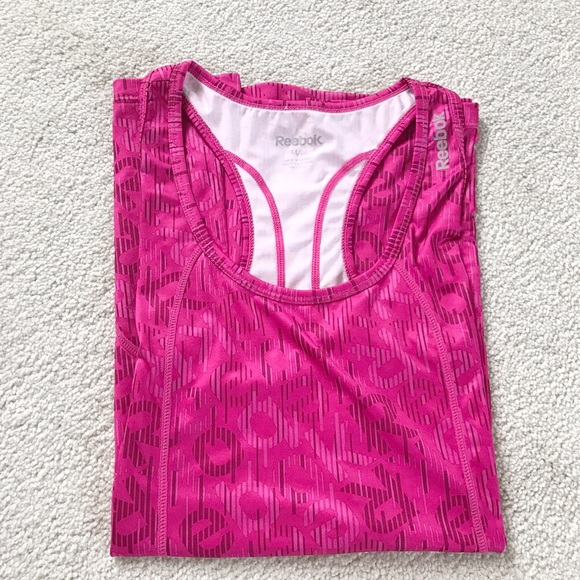Pink workout Reebok top - Picture 4 of 5