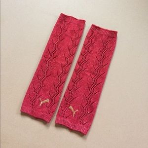 Puma Sparkle Red Leg-warmers Boot Socks