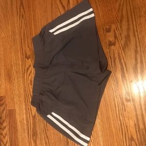 grey athletic shorts