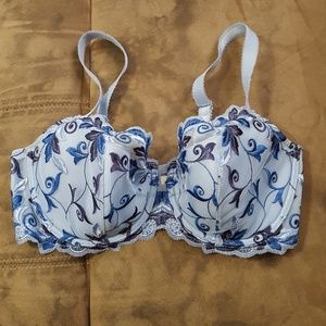 Soma flirty blue balconette bra