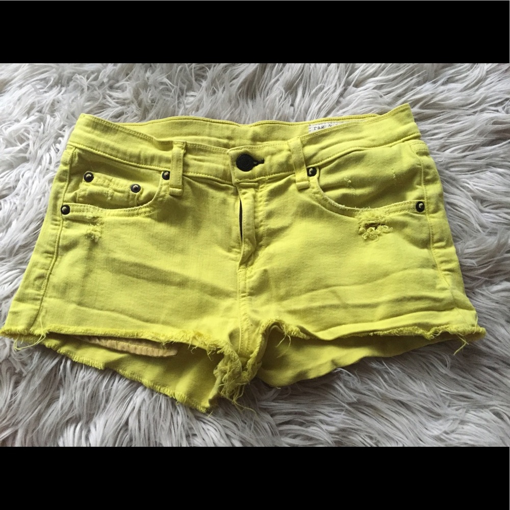 Rag & Bone Mila cut off shorts
