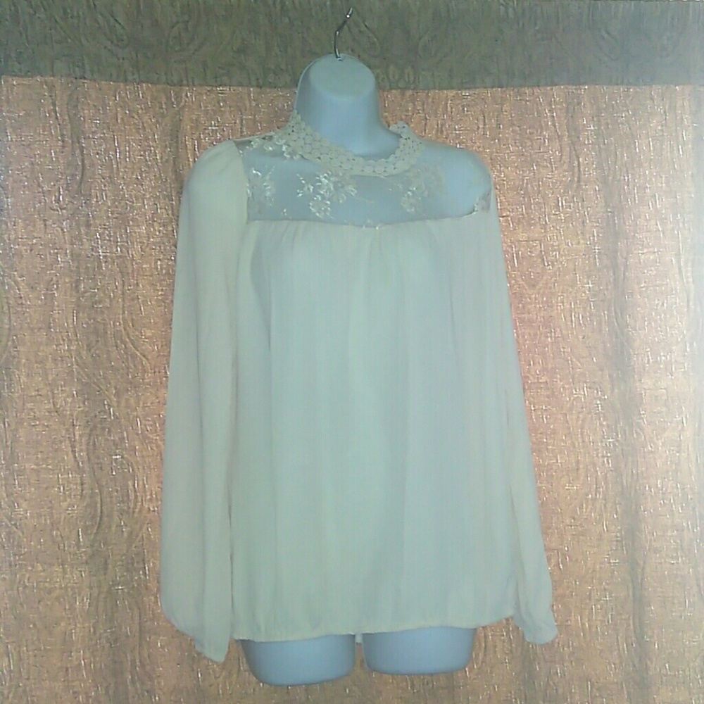 BCBG Maxazria cream colored