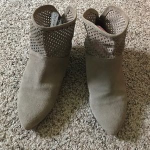 Sixty Seven Taupe Suede Boots size 9