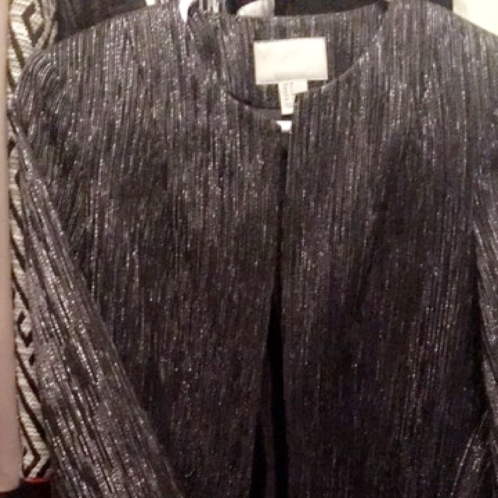 Dark silver blazer