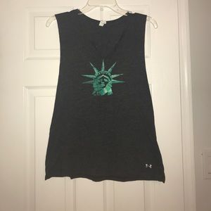 Gray Under Armour Tank Top