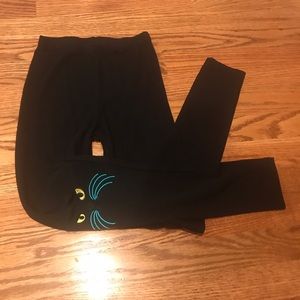 3D cat leggings