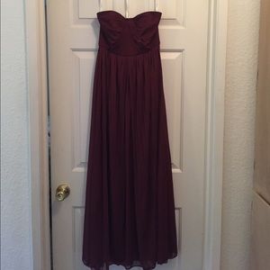 Davids Bridal Versa Dress wine