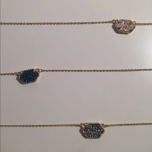 Kendra Scott Drusy Look alike Elisa Necklaces