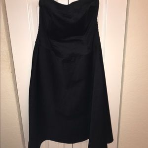 White House Black Market Black Dress Flare Skirt