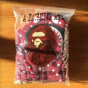 A Bathing Ape Polka Dot Shark Hoodie (XL)
