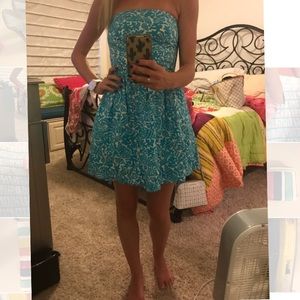 Blue seashell print Lilly Pulitzer dress WORN ONCE