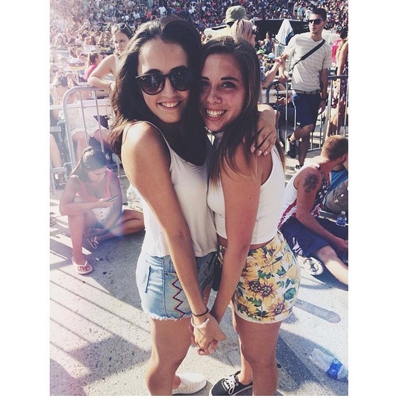 Denim Sunflower Shorts - Picture 3 of 4