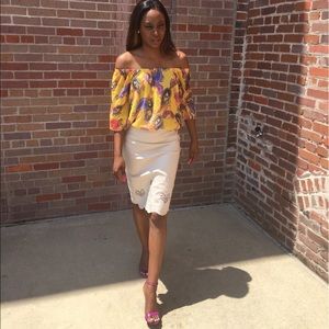 New York and company off the shoulder blouse