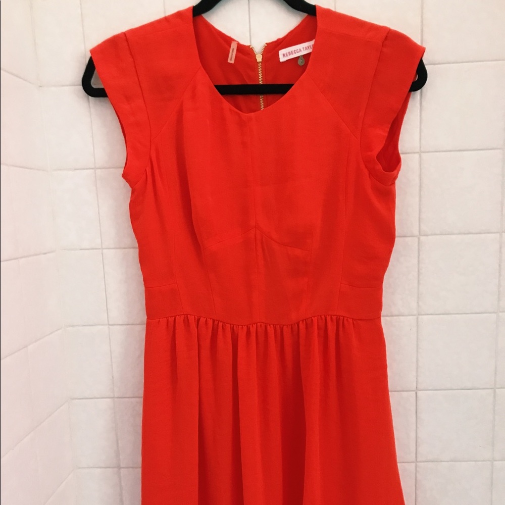 Rebecca Taylor orange dress