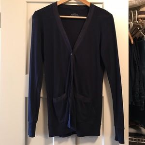 Medium navy J Crew perfect fit cardigan