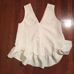 V-neck peplum tank top from Asos