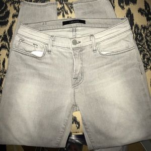 Cropped gray J Brand jeans!!