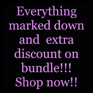 Everything on sale!!!!