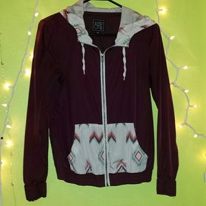 Zumiez maroon hoodie