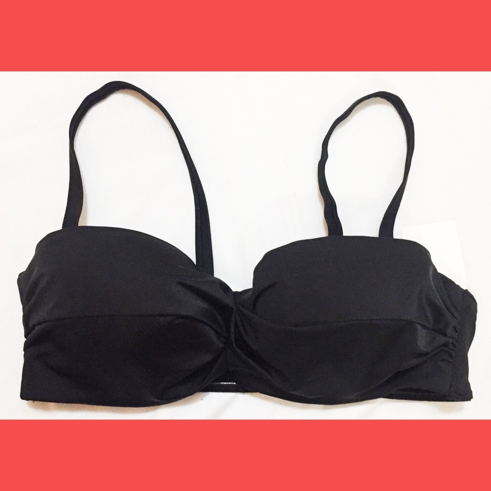NWT H&M Black Bikini Top