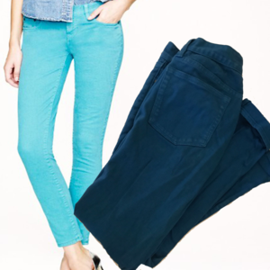J. Crew Blue Toothpick Jeans - Size 25