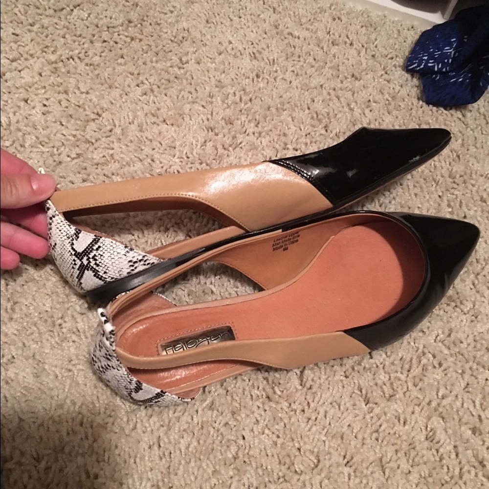 Black and white flats