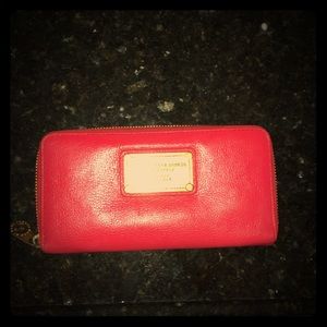 Marc jacobs red wallet