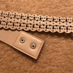Tan, Studded WHBM Belt