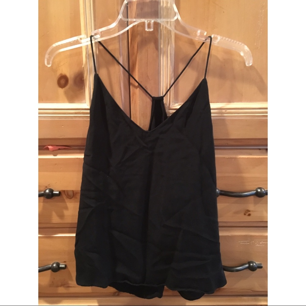 Black Silk Tank