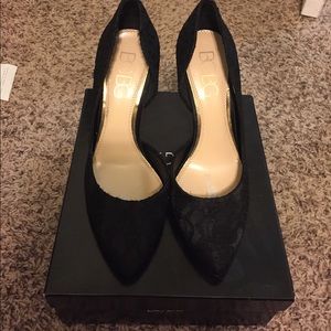 BCBG lace heels