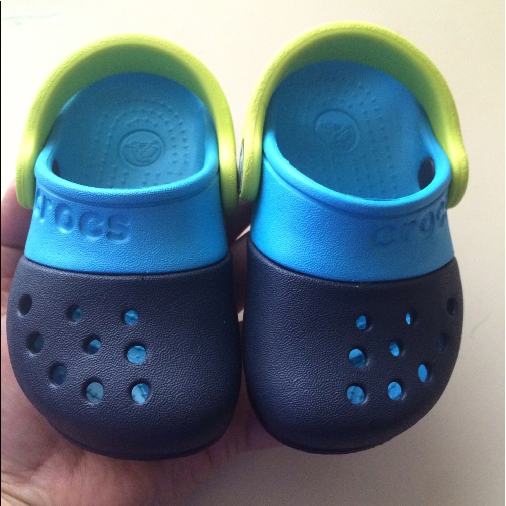 Toddler crocs. Never worn. NWOT.