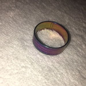 Rainbow ring.